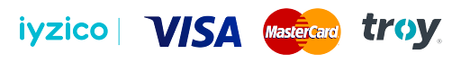 Güvenli Ödeme - iyzico, Visa, Mastercard