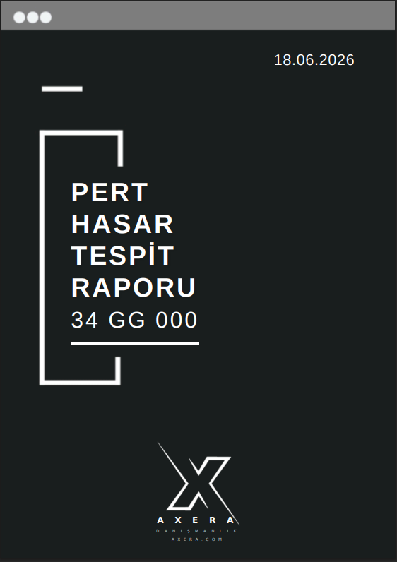 PERT HASAR RAPORU
